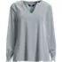Women's Long Sleeve Velvet Blouse, Front