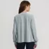 Women's Long Sleeve Velvet Blouse, Back