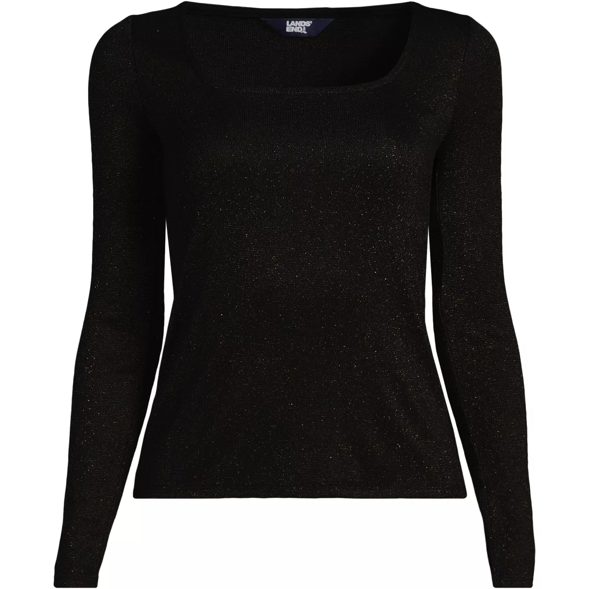Women's Long Sleeve Rib Square Neck Tee