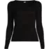 Women's Long Sleeve Rib Square Neck Tee, Front