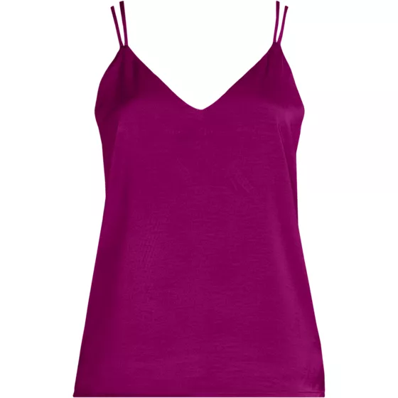 Women's Satin V-neck Camisole - primary