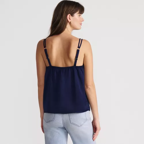 Women's Satin V-neck Camisole, Back