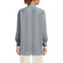 Women's Long Sleeve Oversized Satin Buttondown Tunic, Back