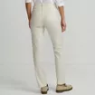Women's High Rise Metallic Coated Denim Straight Leg Jeans