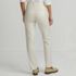 Women's High Rise Metallic Coated Denim  Straight Leg Jeans, Back