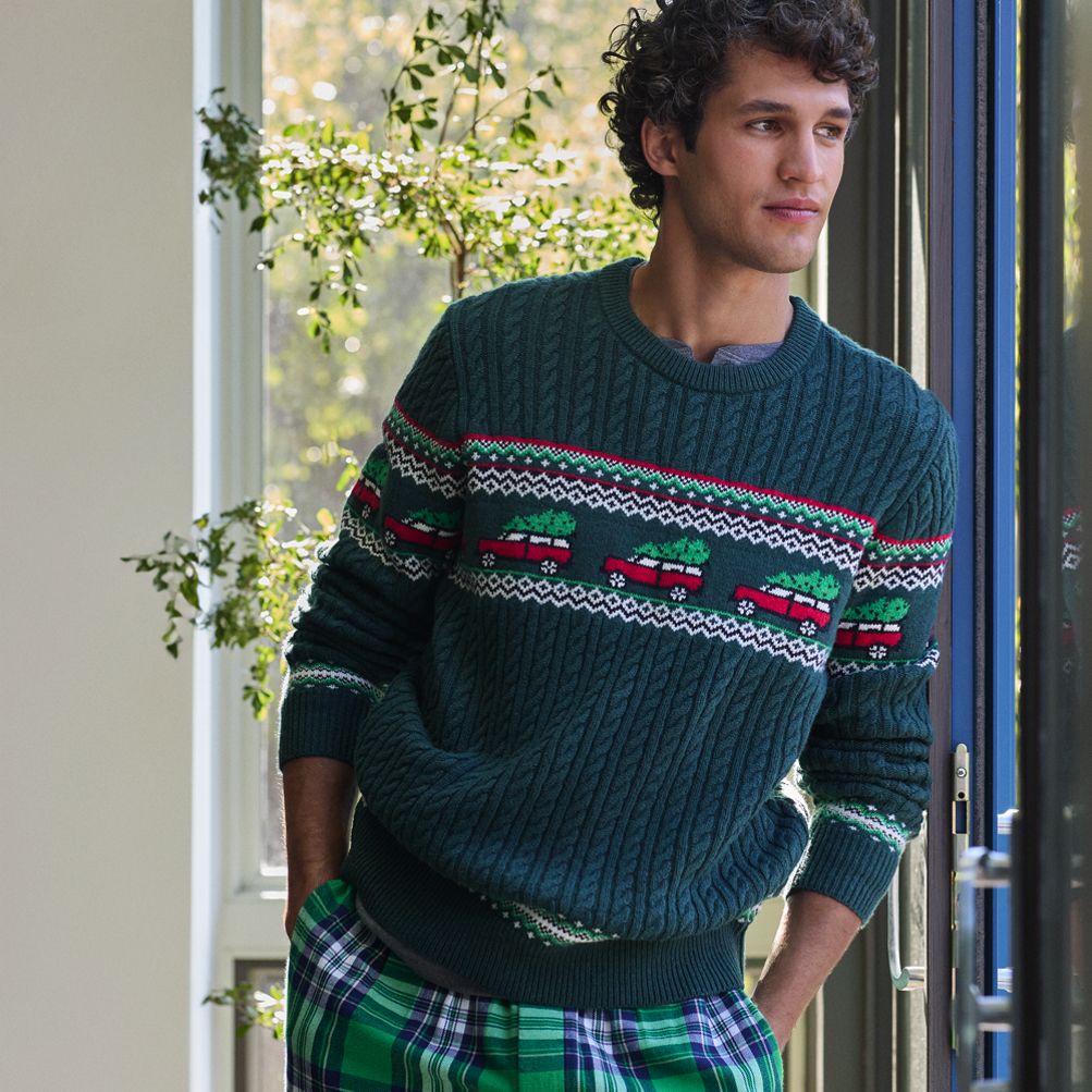 Land’s store End fair isle Cardigan