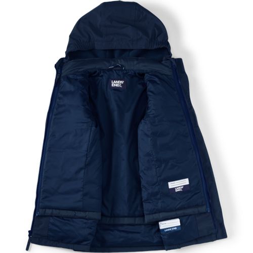 WIND AND SEA -Tech Fleece Short ネイビーXL Women's Quilted Sweater Hybrid Barn Jacket | Lands' End
