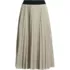 Women's Knit Foil Pleated Midi Skirt, Front