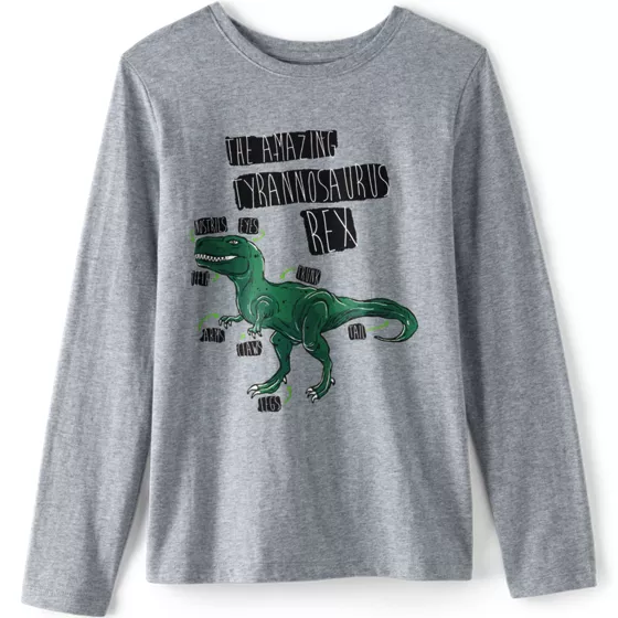 Boys Long Sleeve Graphic Tee - primary