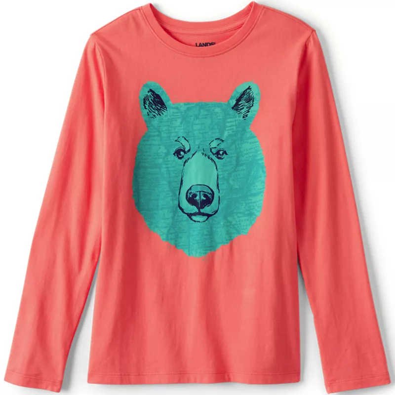 Boys Long Sleeve Graphic Tee, alternative image