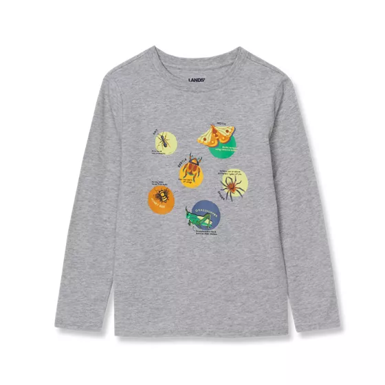 Boys Long Sleeve Graphic Tee - primary