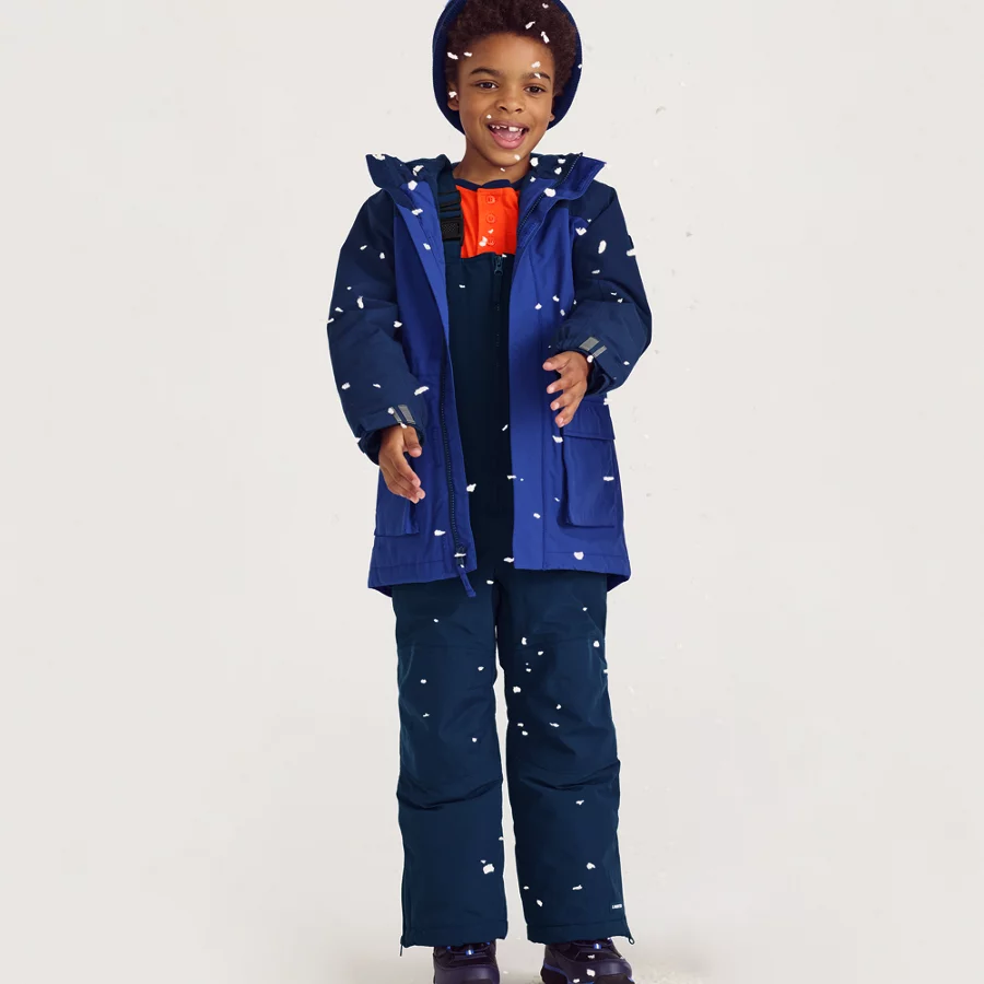 Kids' Squall Waterproof Insulated Iron Knee Snow Bibs