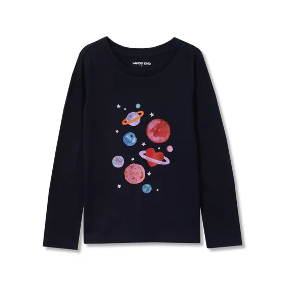 Girls Plus Long Sleeve Graphic Tee - primary