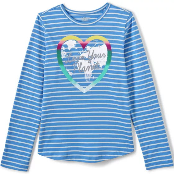Girls Long Sleeve Graphic Tee - primary