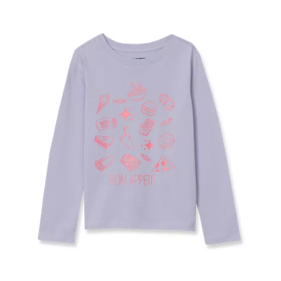 Girls Long Sleeve Graphic Tee - primary