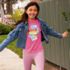 Girls Long Sleeve Graphic Tee, alternative image