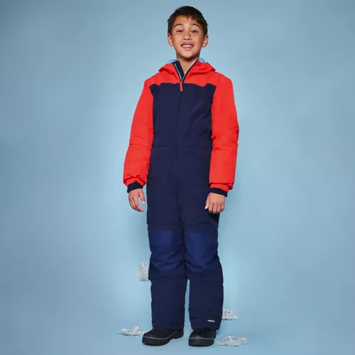 Kids Squall Waterproof Insulated Iron Knee Winter Snow Suit, alternative image