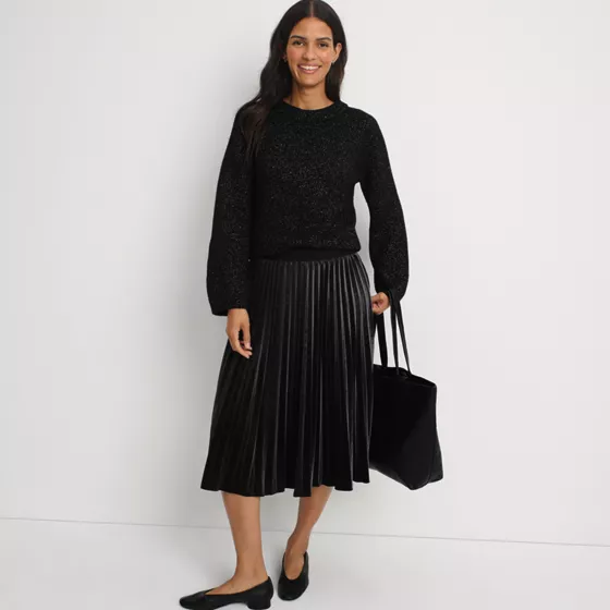 Women's Blend Bow Back Sweater - primary