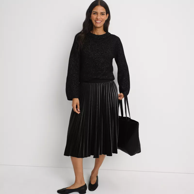 Women's Blend Bow Back Sweater, alternative image