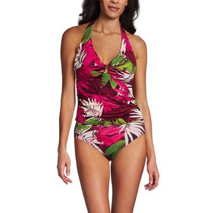 Women's Twist Halter Tankini Top - image 4