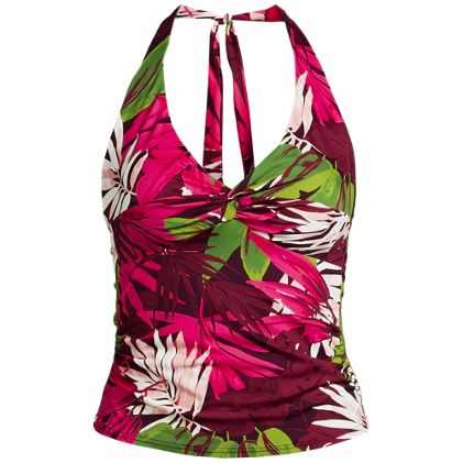 Women's Twist Halter Tankini Top - image 3