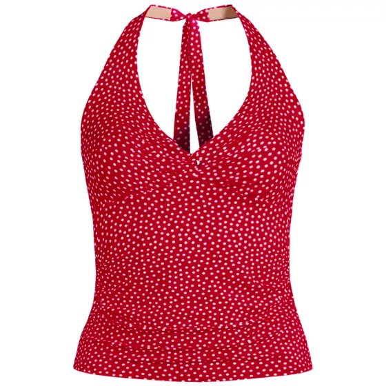 Women's Twist Halter Tankini Top - primary