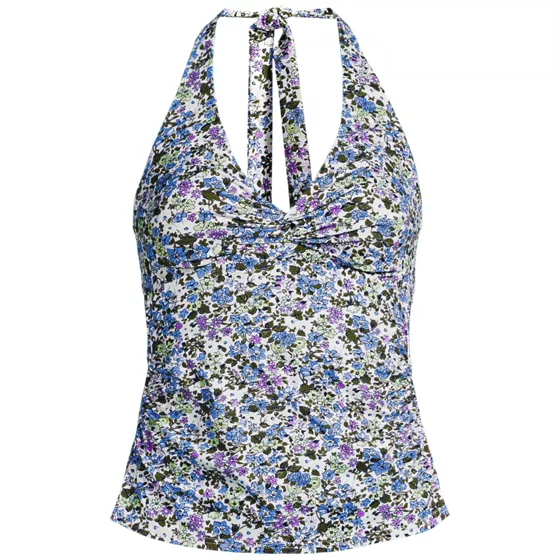 Women's Twist Halter Tankini Top - primary