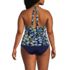 Women's Plus Size Twist Halter Tankini Top, Back
