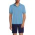 Men's UPF50 Short Sleeve Polo Rash Guard, Front