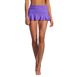 Women's Ruffle Mini Swim Skirt Swim Bottoms, Front