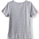 Girls Short Sleeve Ribbed Henley T-Shirt, Back