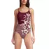 Women's Tugless Thin Strap One Piece Swimsuit, Front