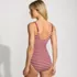 Women's Tugless Thin Strap One Piece Swimsuit, Back