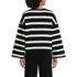 Women's Bell Sleeve Stripe Sweatshirt, Back