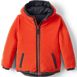 Boys Reversible Fleece Puffer Hooded Jacket, alternative image