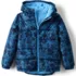 Boys Reversible Fleece Puffer Hooded Jacket, Front