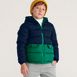 Boys Reversible Fleece Puffer Hooded Jacket, alternative image