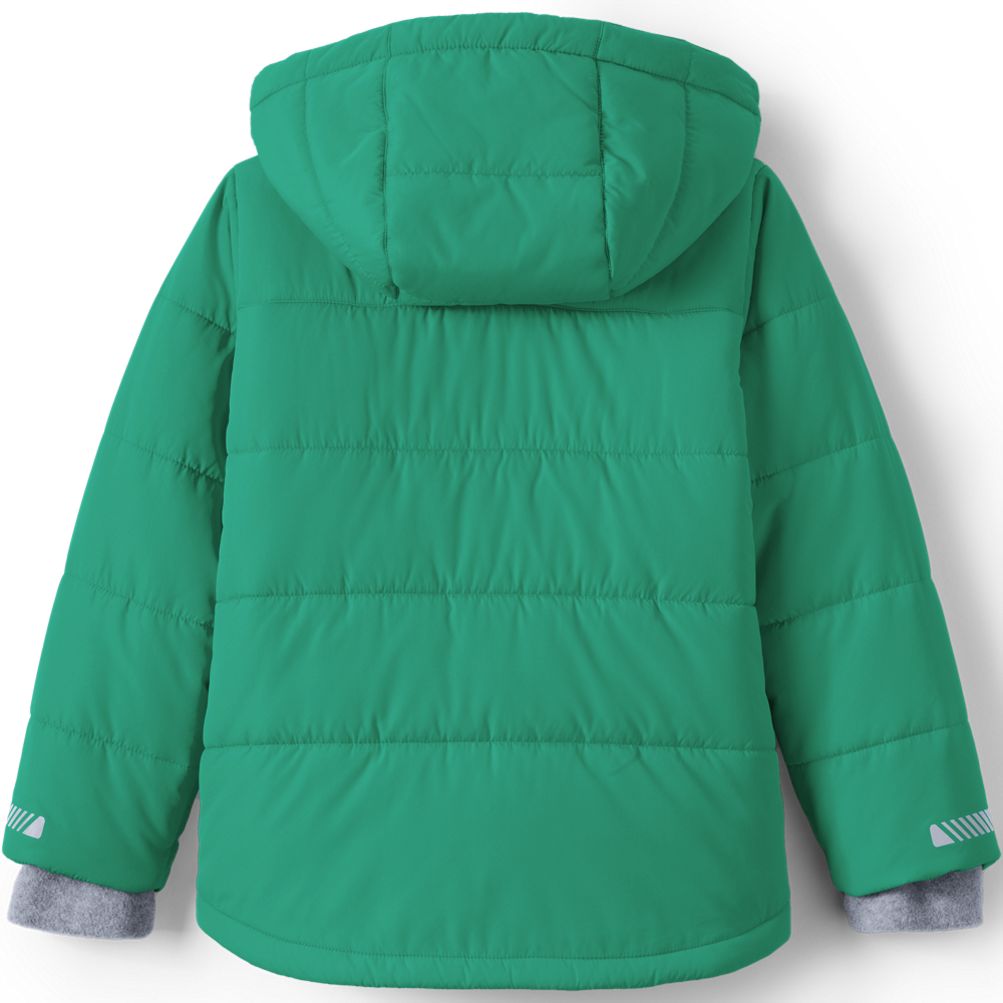 Lands' End Girls Fleece Lined Parka - Macy's