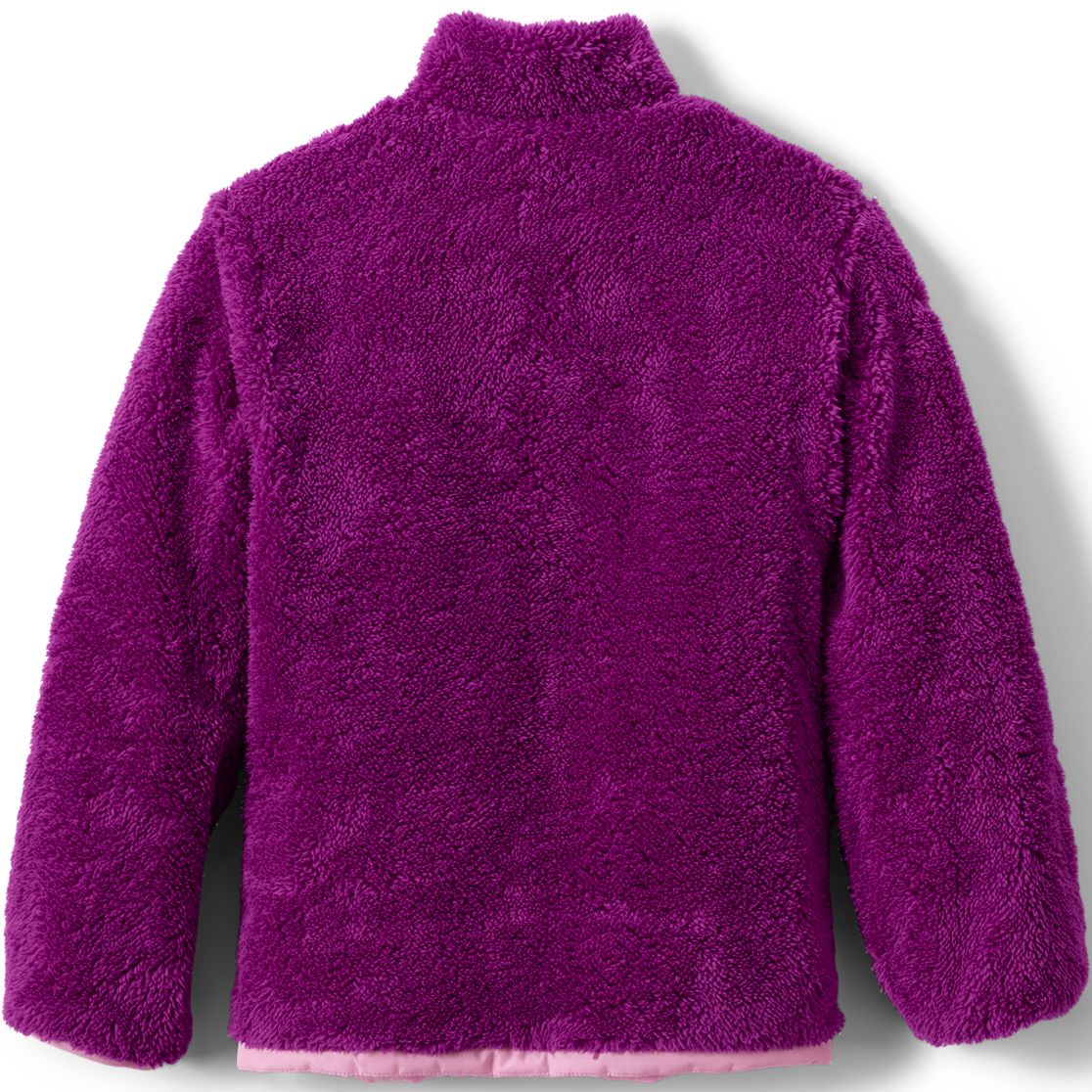 Girls Reversible Fleece Puffer Jacket