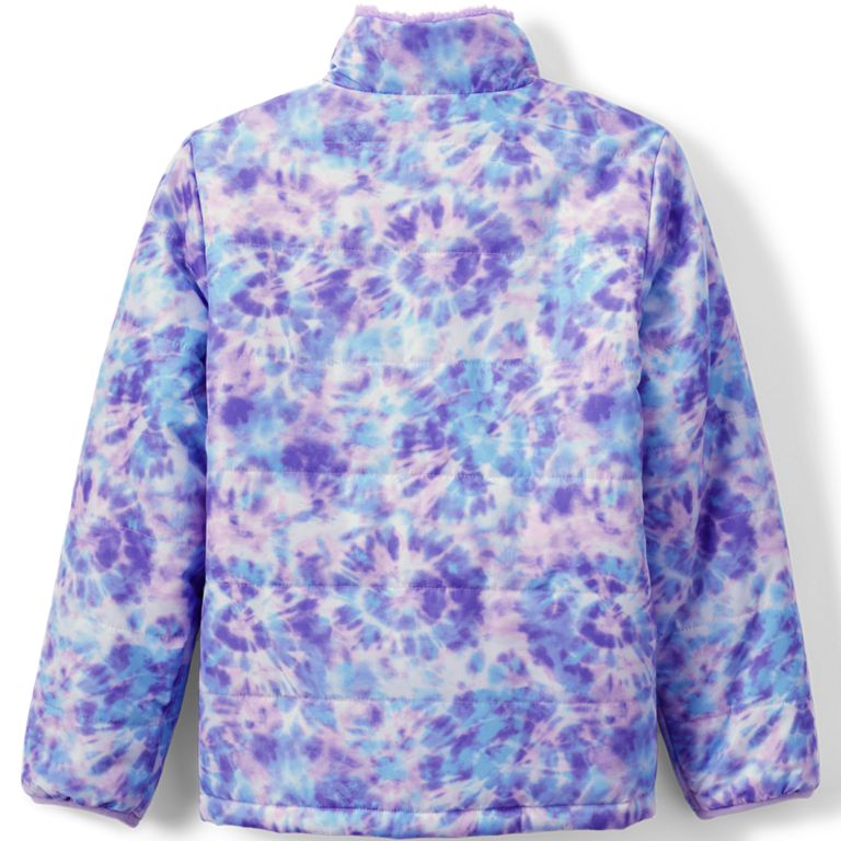 Girls Reversible Fleece Puffer Jacket
