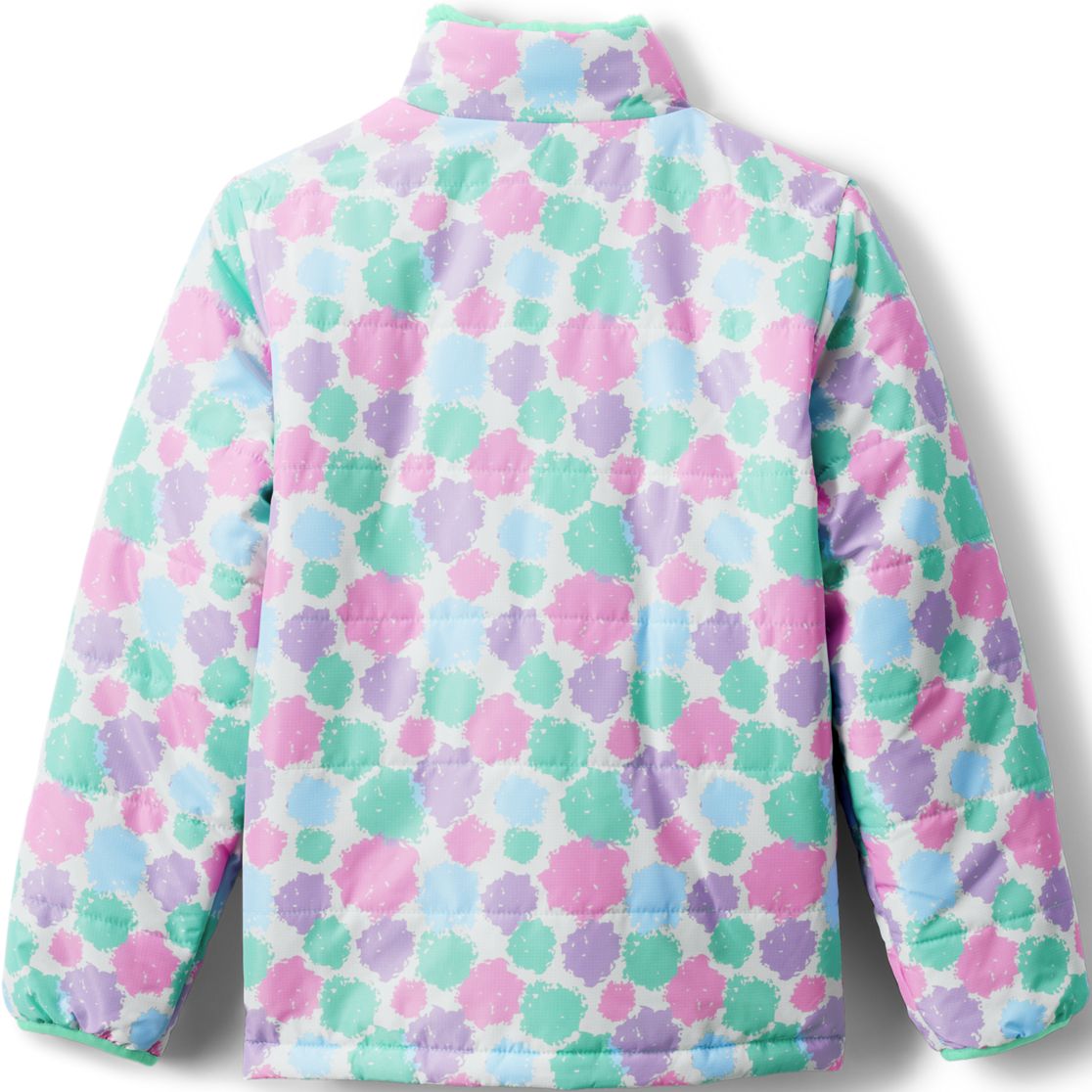 Girls Reversible Fleece Puffer Jacket