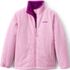 Girls Reversible Fleece Puffer Jacket, Front