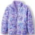 Girls Reversible Fleece Puffer Jacket, Front