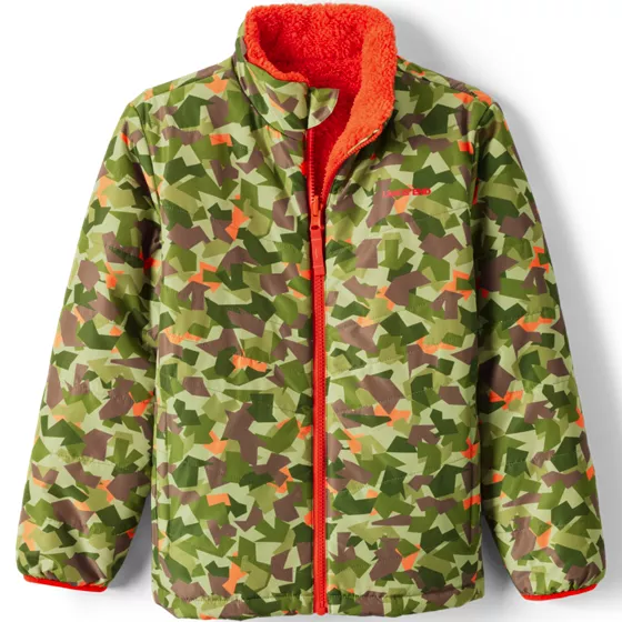 Boys Reversible Fleece Puffer Jacket - primary