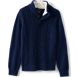 Boys Cable Button Mock Neck Sweater, Front