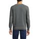 Men's Long Sleeve Cotton Cashmere Waffle Sweater, Back