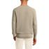 Men's Long Sleeve Cotton Cashmere Waffle Sweater, Back
