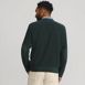 Men's Long Sleeve Cotton Cashmere Waffle Sweater, Back