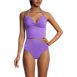 Women's Knot Front Halter Tankini Swimsuit Top, Front