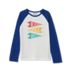 Girls Long Sleeve Raglan Graphic T-Shirt, alternative image